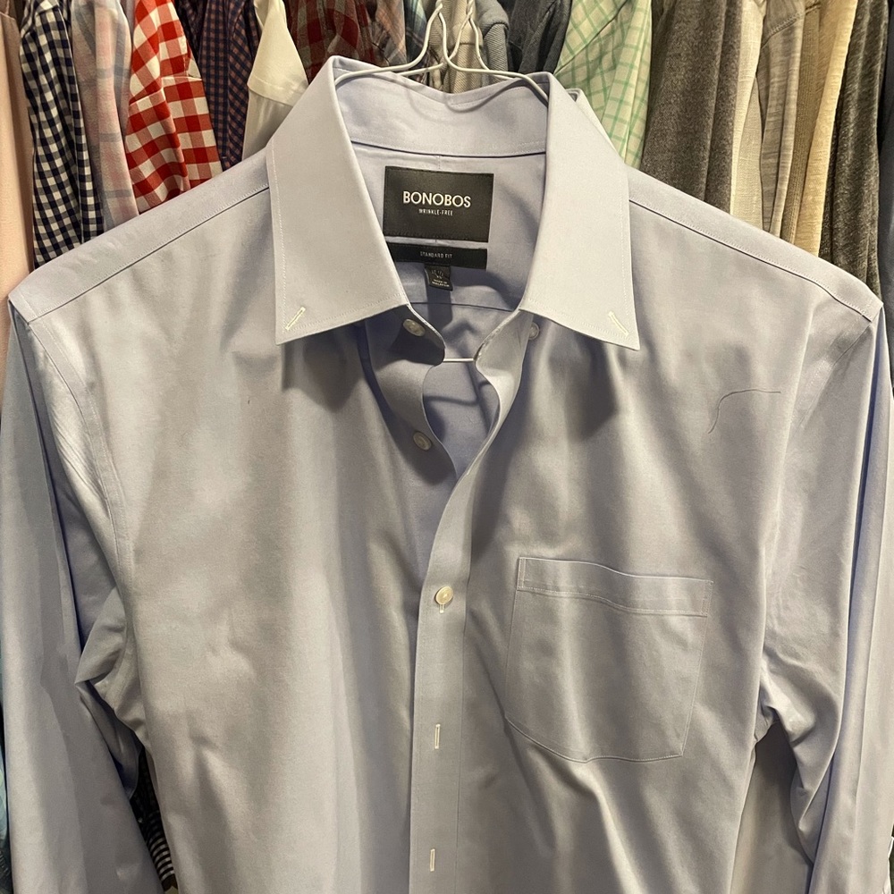Bonobos Dress Shirt (Light Blue) size
